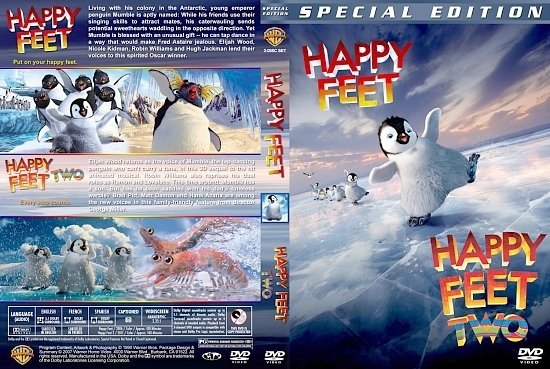 dvd cover Happy Feet Double Feature version 3