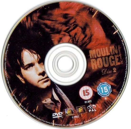 dvd cover Moulin Rouge (2001) R2