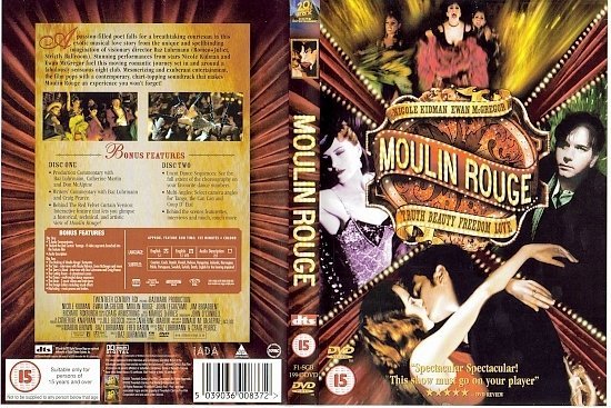 dvd cover Moulin Rouge (2001) R2