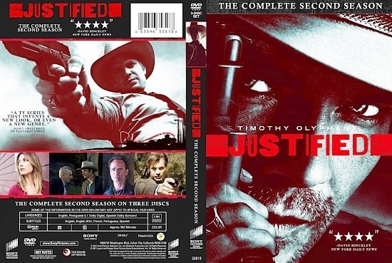 dvd cover Justified Season 2 1