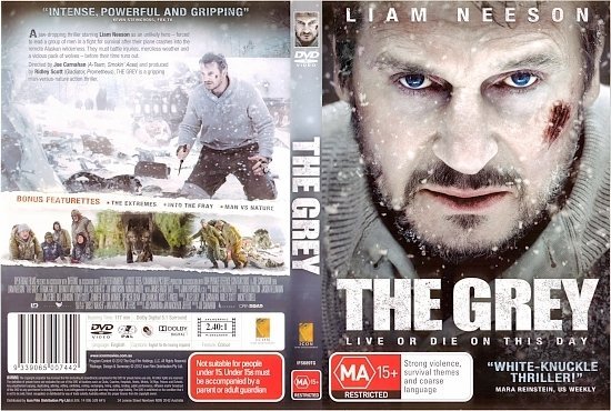 dvd cover The Grey (2011) R4