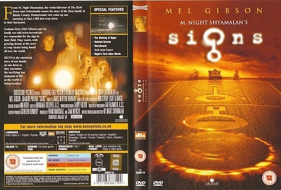 dvd cover Signs (2002) WS R2