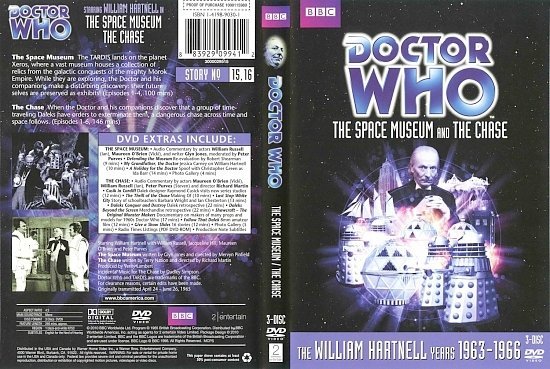 dvd cover Doctor Who The Space Museum And The Chase