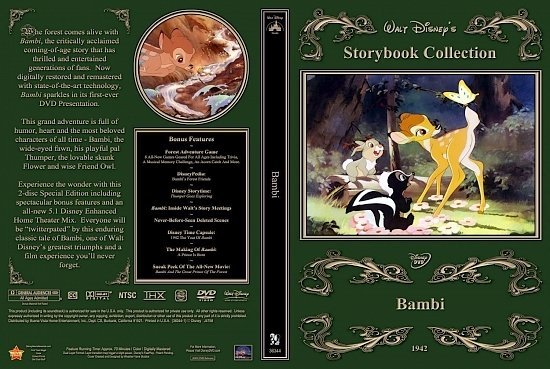 dvd cover Bambi2