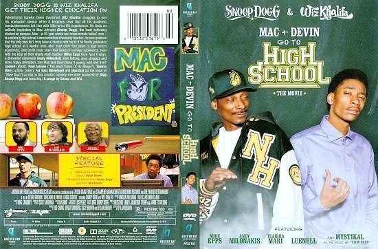 dvd cover Mac And Devin Go To High School R1