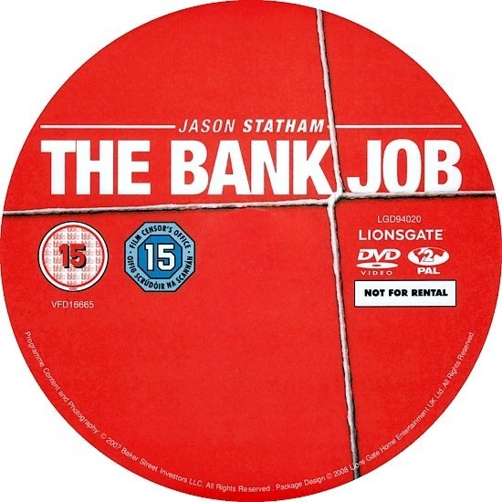 dvd cover The Bank Job (2008) R2