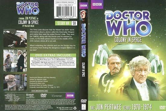 dvd cover Doctor Who Colony In Space