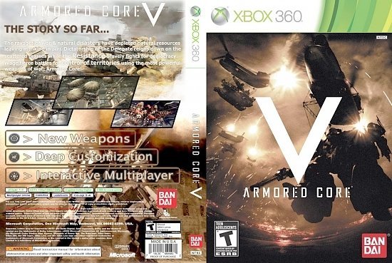 dvd cover Armored Core V NTSC f3