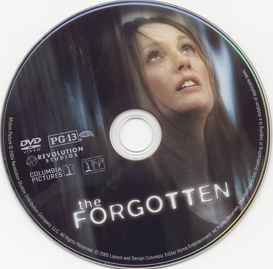 dvd cover The Forgotten (2004) R1