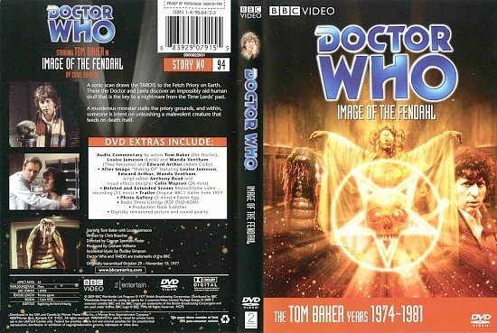 dvd cover Doctor Who Image Of The Fendahl