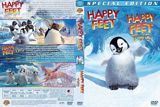 dvd cover Happy Feet Double Feature version 1