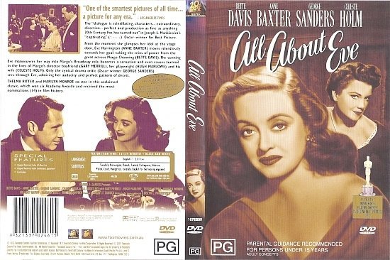 dvd cover All About Eve (1950) R4