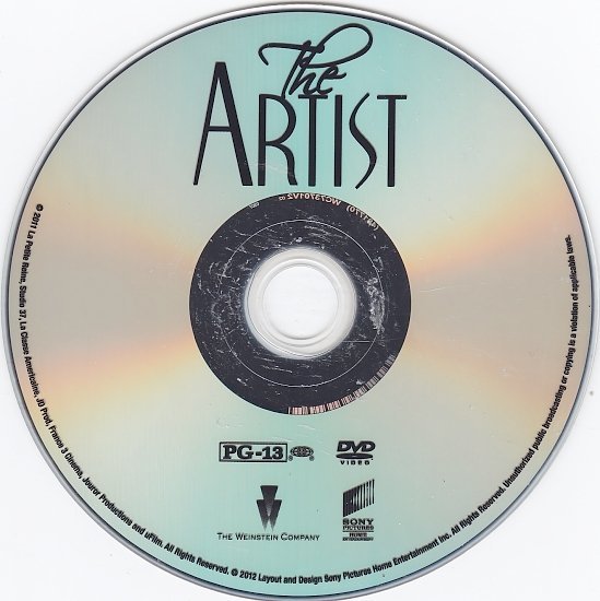 dvd cover The Artist (2011) WS R1