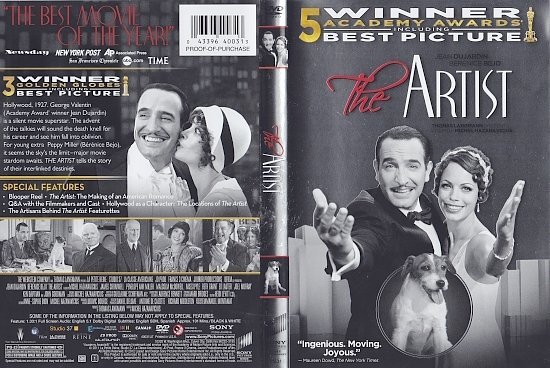 dvd cover The Artist (2011) WS R1