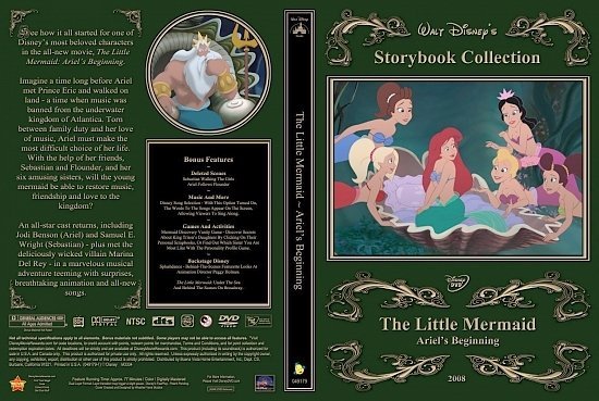 dvd cover The Little Mermaid Ariel's Beginning