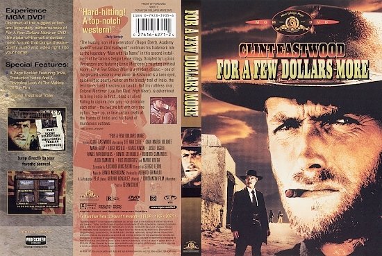 dvd cover For A Few Dollars More (1965) R1