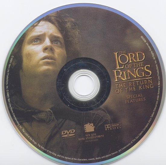 dvd cover The Lord Of The Rings: The Return Of The King (2003) WS R1