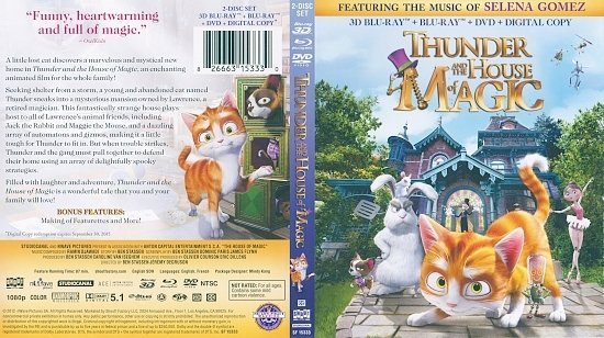 dvd cover Thunder and the House of Magic 3D Blu-Ray Cover