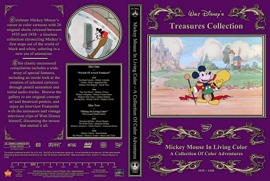dvd cover Mickey Mouse In Living Color Volume One