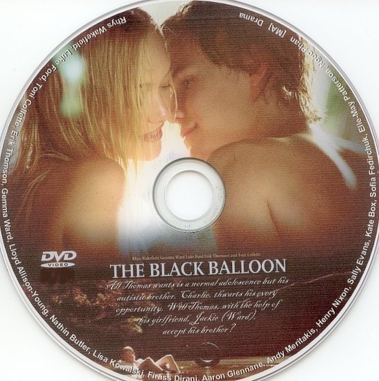 dvd cover The Black Balloon (2008) R4