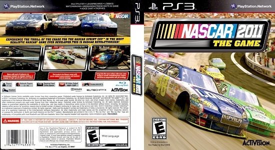 dvd cover NASCAR The Game 2011 NTSC f