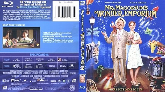 dvd cover Mr. Magorium's Wonder Emporium (2007) Blu-Ray
