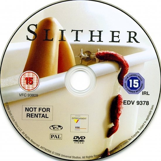 dvd cover Slither (2006) R2