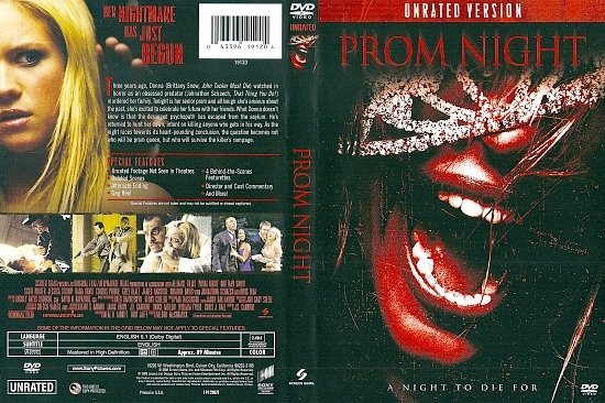 dvd cover Prom Night (2008) UNRATED R1