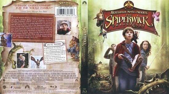 dvd cover The Spiderwick Chronicles (2008) Blu-Ray