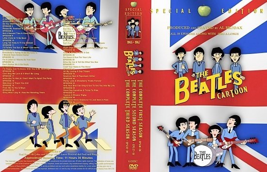 dvd cover The Beatles Cartoons Boxset 1965 1967