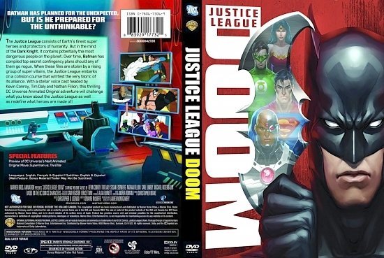 dvd cover Justice League Doom 1