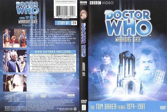 dvd cover Doctor Who Warrior's Gate