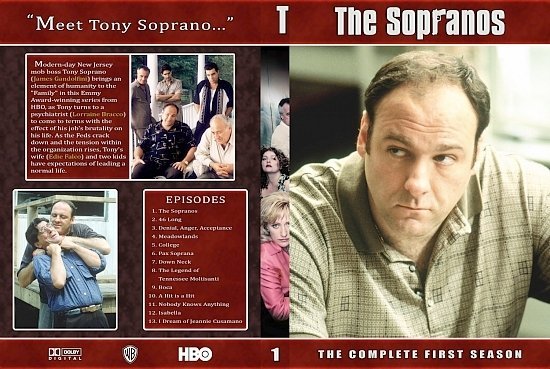 dvd cover Sopranos 1