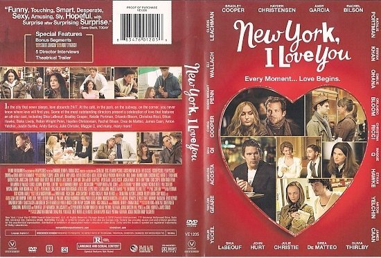 dvd cover New York, I Love You (2009) WS R1
