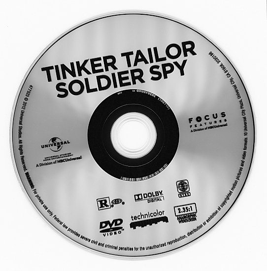 dvd cover Tinker Tailor Soldier Spy (2011) WS R1