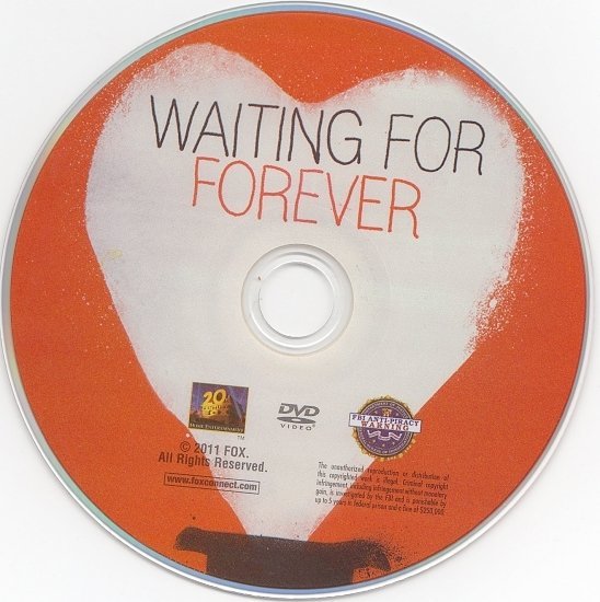 dvd cover Waiting for Forever (2010) WS R1