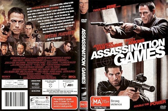 dvd cover Assassination Games (2011) WS R4
