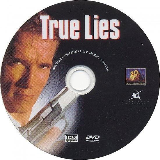 dvd cover True Lies (1994) R1