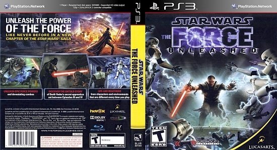 dvd cover Star Wars Force Unleashed