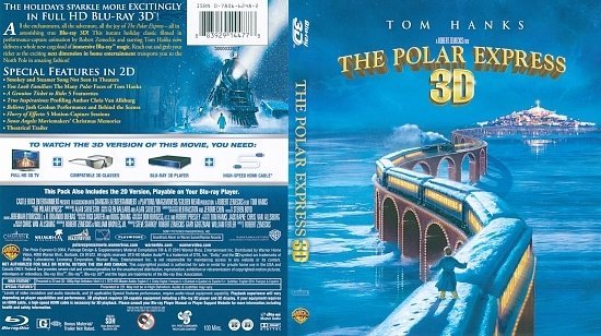 dvd cover The Polar Express 3D (2004) Blu-Ray