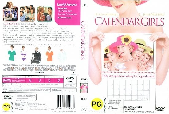 dvd cover Calendar Girls (2003) R4