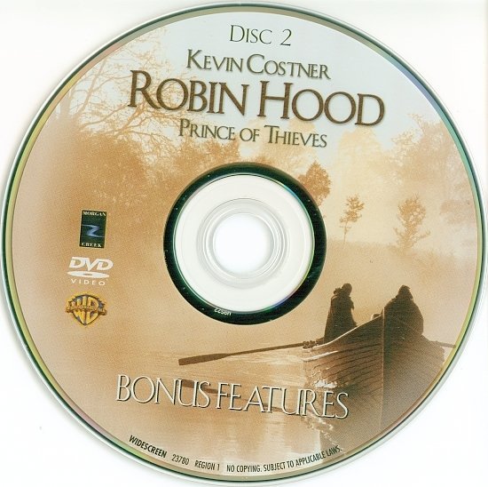 dvd cover Robin Hood: Prince Of Thieves (1991) WS SE R1