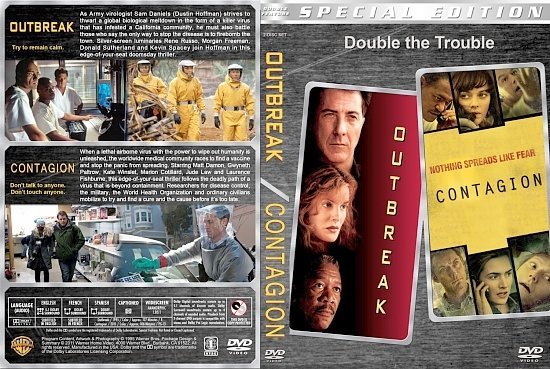 dvd cover Outbreak / Contagion Double Feature