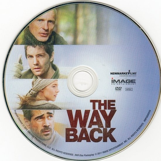 dvd cover The Way Back (2010) R1