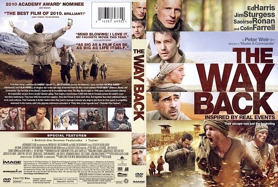 dvd cover The Way Back (2010) R1