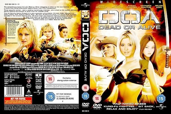 dvd cover DOA: Dead or Alive (2006) R2