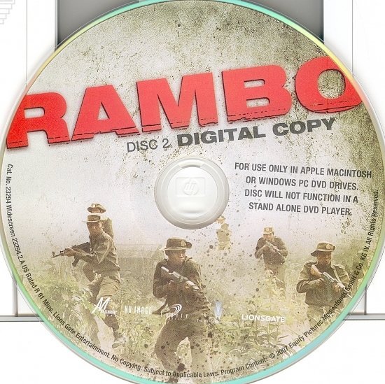 dvd cover Rambo (2008) WS SE R1