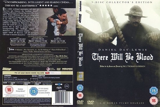 dvd cover There Will Be Blood (2007) CE R2