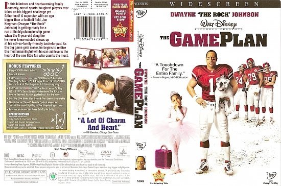 dvd cover The Game Plan (2007) WS R1