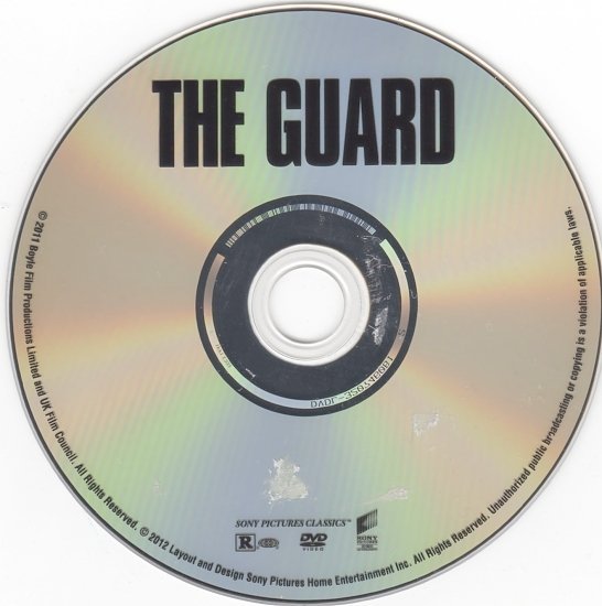 dvd cover The Guard (2011) WS R1